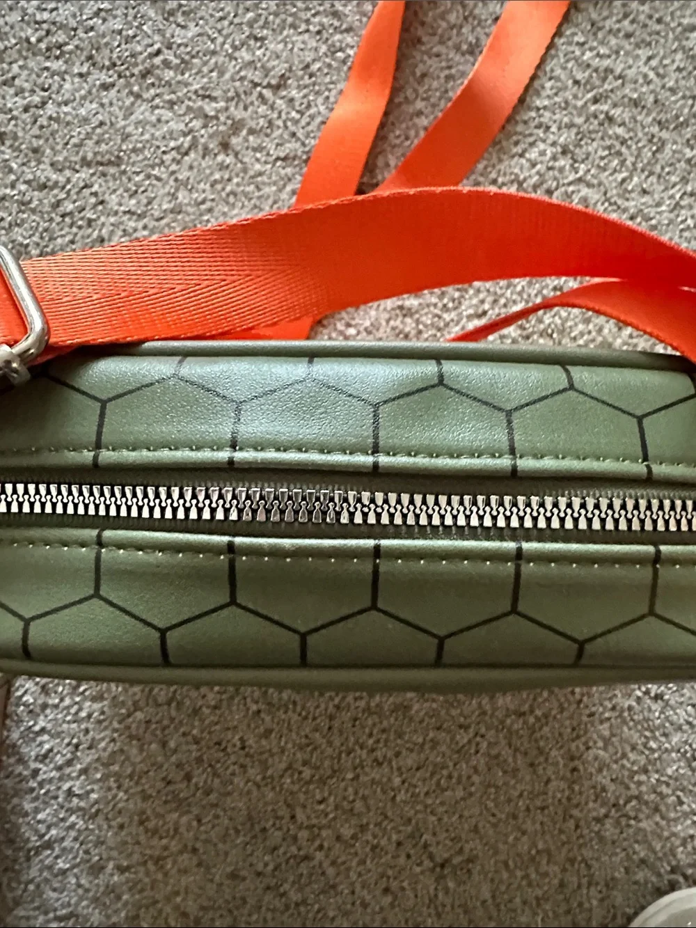 Teenage Mutant Ninja Turtles Kids Orange and Yellow Crossbody Bag